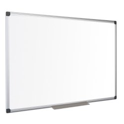 Bi-Office Maya Enamel Whiteboard Aluminium Framed