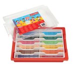 Crayon couleur stabilo trio long bois triangulaire 175mm mine large souple 4mm coloriage rapide coffret scolaire 96u