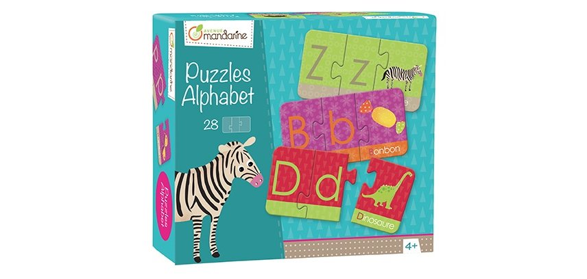 Alphabet, Puzzles alphabet - Multicolore