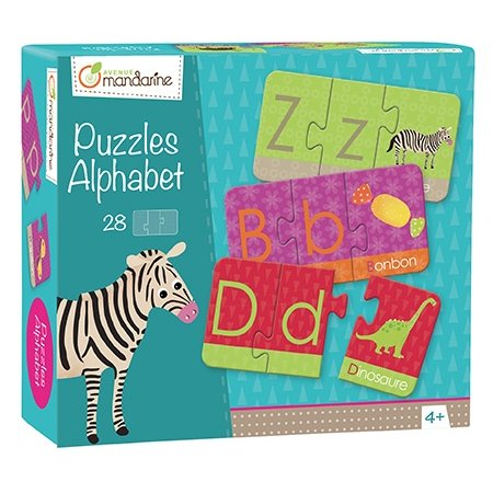 Alphabet, Puzzles alphabet - Multicolore