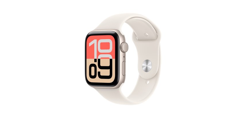 Apple Watch SE (3nd generation) OLED 44 mm Numérique 368 x 448 pixels Écran tactile Beige Wifi GPS (satellite)