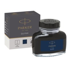 Encre parker bleue noire flacon 57ml