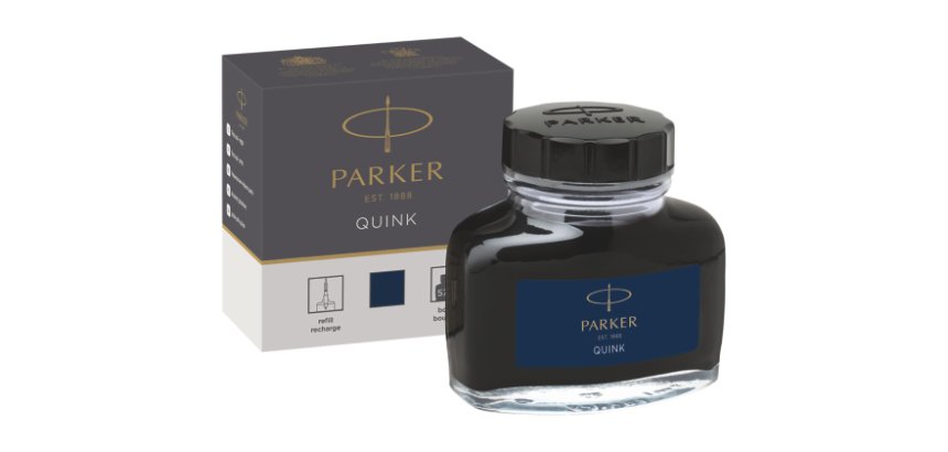 Encre parker bleue noire flacon 57ml