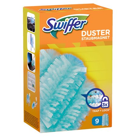 Boîte de 9 Lingettes attrape-poussière pour plumeau Swiffer