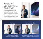Sony FW-55BZ40L Signage Display Digital signage flat panel 139.7 cm (55") LCD Wi-Fi 700 cd/m² 4K Ultra HD Black Android 24/7