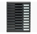 Module de classement Modulo Ecoblack 10 tiroirs fermés - Noir