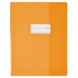 Protège-cahier 17x22cm Strong Line cristal 15/100° + renforcés (30/100°). Coloris orange