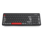 Urban Factory OWC24UF clavier Universel RF sans fil AZERTY Français Noir, Gris, Rouge