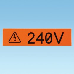 Panduit T100X000VPC-BK etichetta per stampante Nero, Bianco