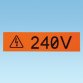 Panduit T100X000VXC-BK etichetta per stampante Nero, Giallo