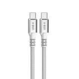DCU Advance Tecnologic 30402090 câble USB USB4 Gen 2x2 1,5 m USB C Gris