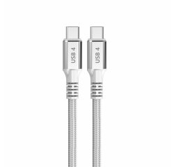 DCU Advance Tecnologic 30402090 câble USB USB4 Gen 2x2 1,5 m USB C Gris