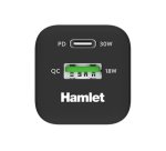 Hamlet XPDC-G3018Q Caricabatterie per dispositivi mobili Universale Nero AC Ricarica rapida Interno