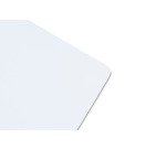 Bande metallique maul standard longueur 1m avec 4   aimants coloris blanc