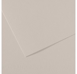 Papier dessin canson feuille mi-teintes n 120 grain gelatine haute teneur coton 160g 50x x65cm unicolore gris perle