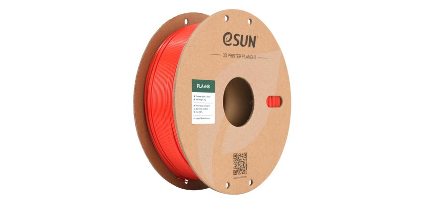 eSUN PLA+HS Polylactic Acid Plus (PLA+) Red 1 kg