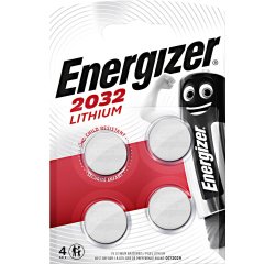Pile energizer cr2032 lithium 3v blister 4 unités