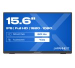JAPANNEXT JN-MD-I156FHDR-T écran plat de PC 39,6 cm (15.6") 1920 x 1080 pixels Full HD LED Écran tactile Gris
