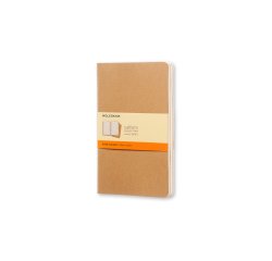 Moleskine QP416 writing notebook 80 sheets Brown