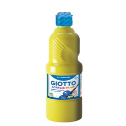 Giotto 533702 acrylic paint 500 ml Yellow Bottle