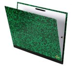 Carton à dessin canson papier marbré vert 90g dos koveril noir fermeture élastique 250x325mm