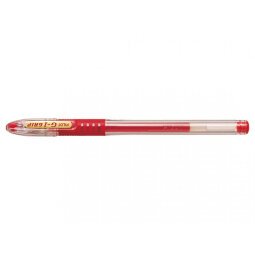 Stylo à bille pointe moyenne encre gel Rouge corps plastique avec grip caoutchouc +capuchon G1 GRIP