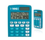 Texas Instruments TI-106 II calcolatrice Desktop Calcolatrice di base Turchese, Bianco