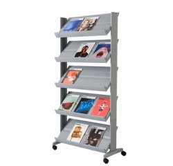 Presentoir mob 1f/5 niv alu