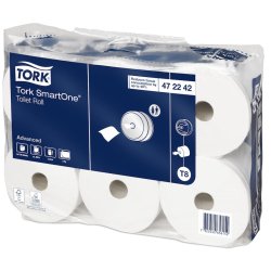 Lot de 6 rouleaux Papier toilette Classic Advanced 2 plis 1150 feuilles Ecolabel distrib SmartOne