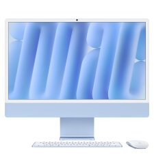 Apple iMac Apple M M4 59,7 cm (23.5") 4480 x 2520 pixels PC All-in-One 24 Go 512 Go SSD macOS Sequoia Wi-Fi 6E (802.11ax) Bleu