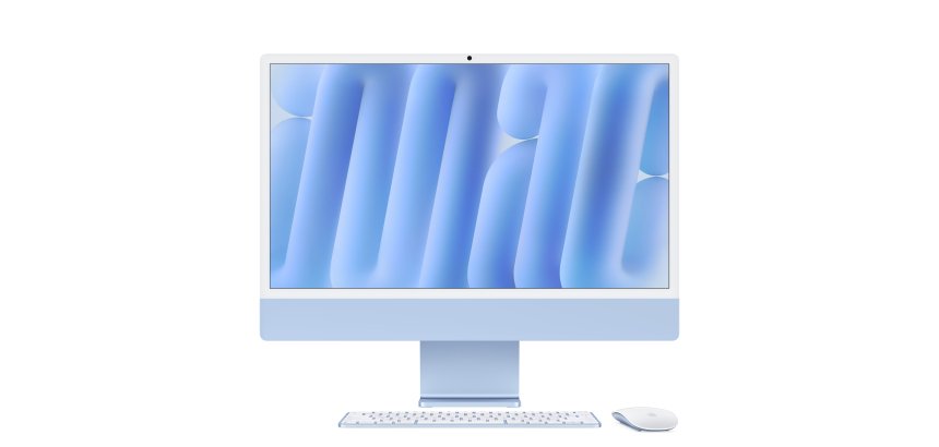 Apple iMac Apple M M4 59,7 cm (23.5") 4480 x 2520 Pixeles PC todo en uno 16 GB 512 GB SSD macOS Sequoia Wi-Fi 6E (802.11ax) Azul