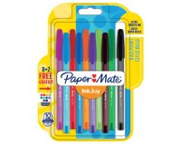Papermate inkjoy 100 Nero, Blu, Verde, Rosso Penna a sfera 8 pz