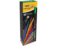 Stylo-feutre bic intensity fine pointe baguee 0,8mm      trait 0,4mm vert