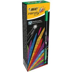 Stylo-feutre bic intensity fine pointe baguee 0,8mm      trait 0,4mm vert