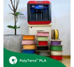 Polymaker PA04008 3D Printer Material Polylactic Acid (PLA) White 3 kg