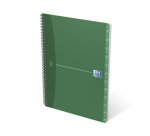 Répertoire Oxford office Essentials A4 ligné 7mm 180 pages reliure spirale couverture carte coloris assortis