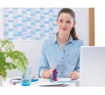 ecoLogo Tampon de colle, 1.100 pastilles adhésives