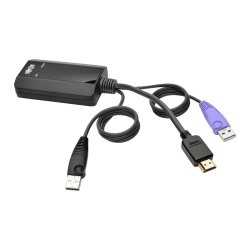 Tripp Lite B055-001-UHD câble kvm Noir, Violet