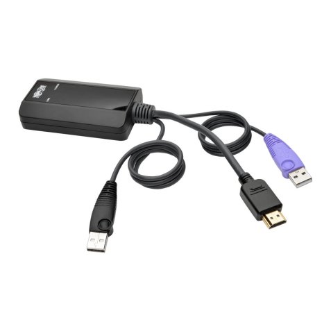 Tripp Lite B055-001-UHD câble kvm Noir, Violet
