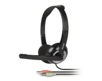Hamlet HHEADMJK headphones/headset Wired Head-band Office/Call center Black