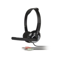 Hamlet HHEADMJK headphones/headset Wired Head-band Office/Call center Black