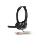 Hamlet Smart Headset cuffia per computer con microfono regolabile connesione jack 3.5mm