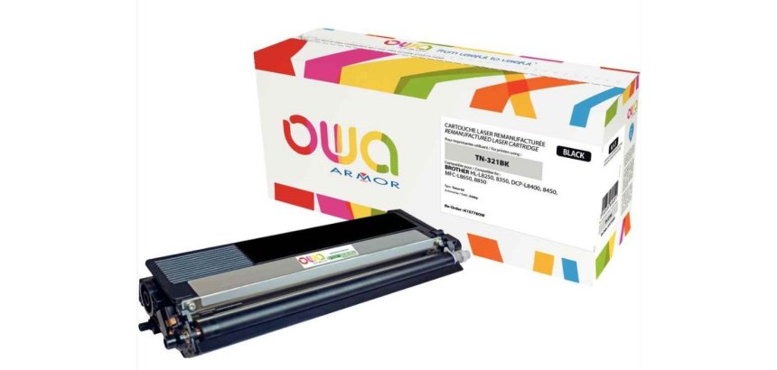 Toner remanufacturé OWA - standard - Noir - pour BROTHER TN-321BK