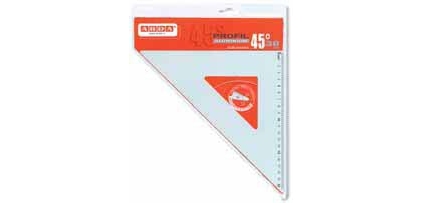 Squadra linea Profil - alluminio - 45gradi - 30cm - Arda