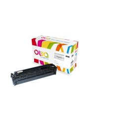 Toner remanufacturé OWA - standard - Noir - pour HP CF210A, CANON 731BK