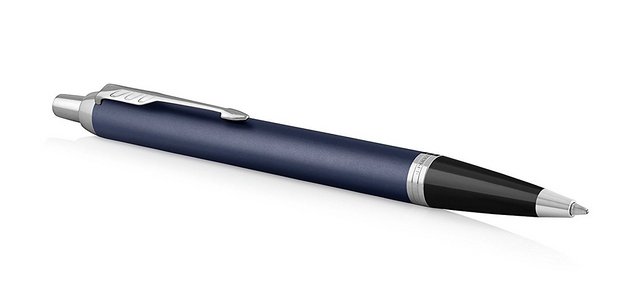 Stylo à bille rétractable IM Bleu Mat C.T.