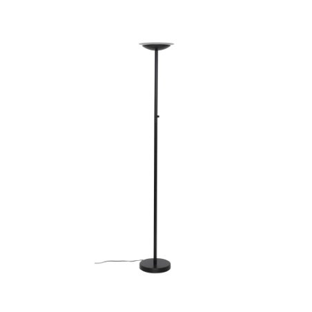 Lampadaire led maulsky réglable faible consommation hauteur 1800mm cordon 2m classe énergétique a 32w coloris noir