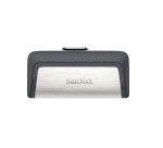 SanDisk Drive USB Ganda Ultra Tipe-C 256 GB lecteur USB flash 256 Go USB Type-A / USB Type-C 3.2 Gen 1 (3.1 Gen 1) Gris, Argent