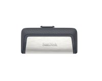SanDisk Drive USB Ganda Ultra Tipe-C 256 GB unità flash USB USB Type-A / USB Type-C 3.2 Gen 1 (3.1 Gen 1) Grigio, Argento