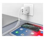 Urban Factory GPS14UF cargador de dispositivo móvil Universal Blanco Corriente alterna Carga rápida Interior